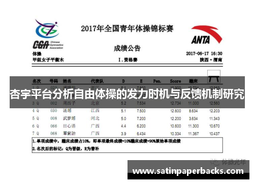 杏宇平台分析自由体操的发力时机与反馈机制研究